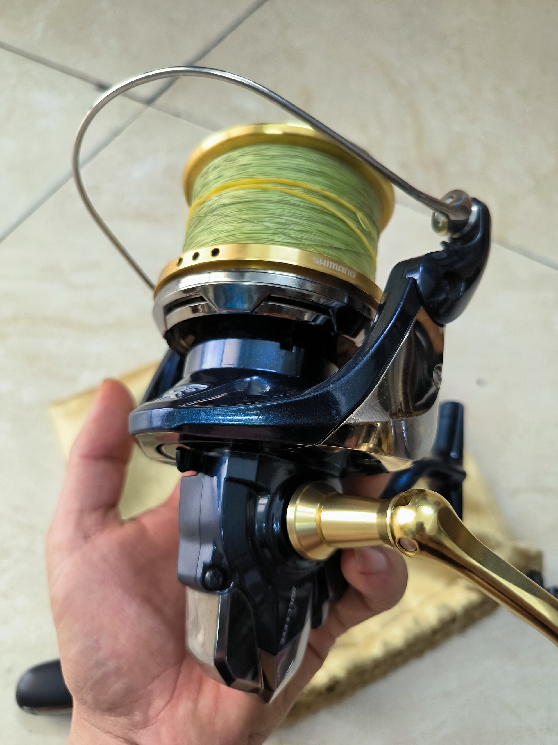 Gruppo Bobina (Spool Assembly) Shimano Bulls Eye 9120 13CAP - Ricambio Originale - Foto 2